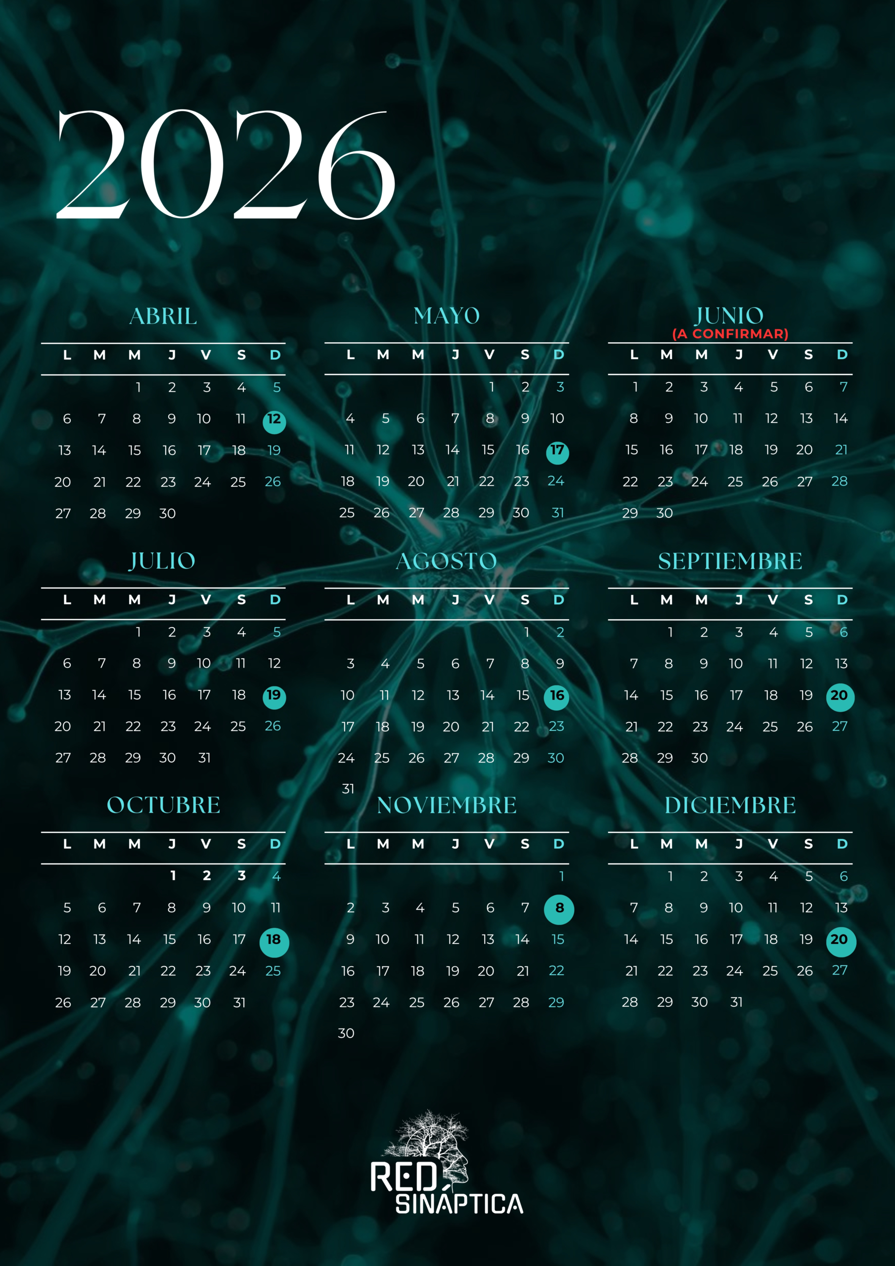 Calendario clases en vivo 5ta (1)